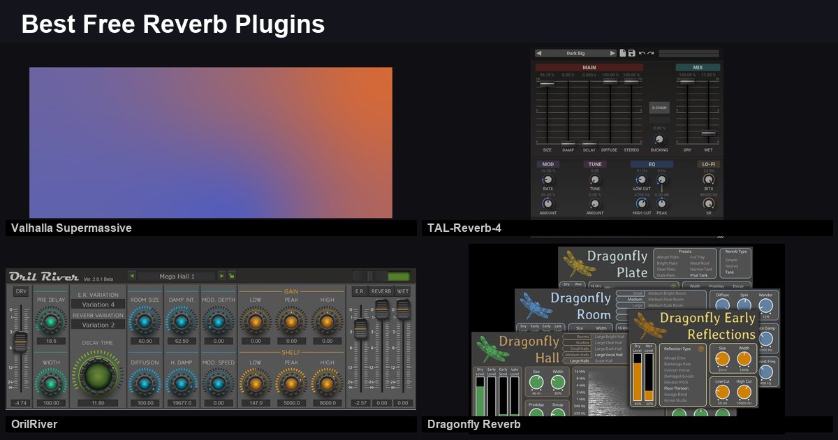 Best Free Reverb Plugins in 2026 — 7 Top Picks