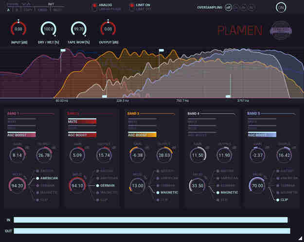 Plamen multiband saturation effect by United Plugins on sale at 60% OFF