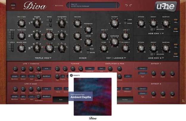 u he Diva Free Ambient Depths Expansion