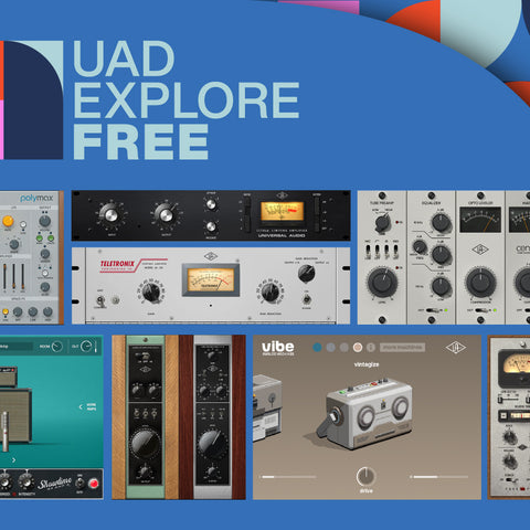 Universal Audio launches UAD Explore FREE plugin bundle with 8 plugins and the LUNA DAW